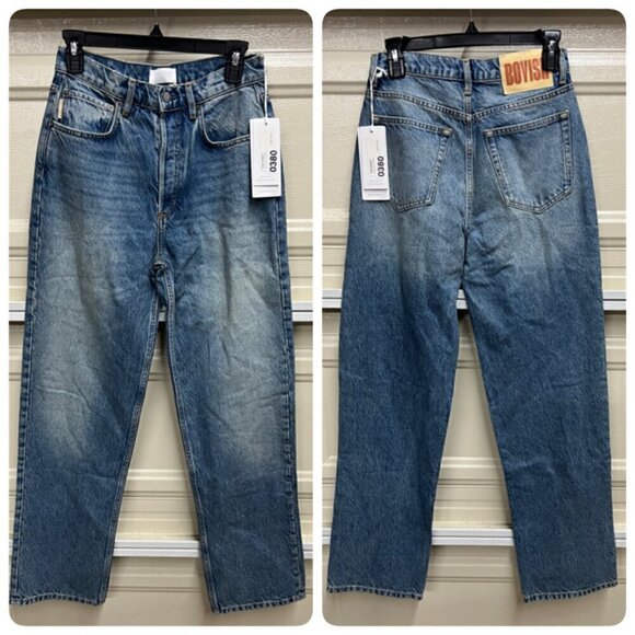 Boyish THE ZIGGY Womens Relaxed Straight Denim Rigid Sz 26 FOOTLOOSE - Picture 5 of 9